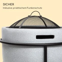 Blumfeldt Grail Feuerschale Mit Grill MGO & Stahlschale Inkl. Funkenschutz 3 Blumfeldt Grail Feuerschale Mit Grill MGO & Stahlschale Inkl. Funkenschutz -Klarstein Verkaufs 10040243 de 0004 logo