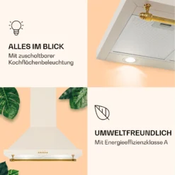 Montblanc 60 Dunstabzugshaube 610m³/h 165W 2x1,5W LED Reling -Klarstein Verkaufs 10040264 de 0003 logo