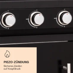 Valdosta 6.1 Gasgrill 6+1 Brenner 19,3 KW Gesamtleistung -Klarstein Verkaufs 10040269 de 0006 logo