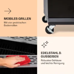 Valdosta 6.1 Gasgrill 6+1 Brenner 19,3 KW Gesamtleistung -Klarstein Verkaufs 10040269 de 0007 logo