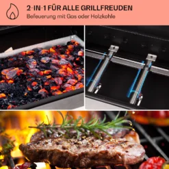 Kingsville 3.1 Kombigrill Gas + Kohle 10,9 KW 3+1 Brenner -Klarstein Verkaufs 10040270 de 0003 usp