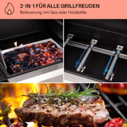 Kingsville 4.1 Kombigrill Gas + Kohle 13,7 KW 4+1 Brenner -Klarstein Verkaufs 10040271 de 0003 usp