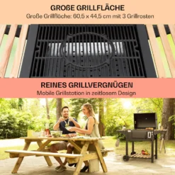 Aberdeen Single Holzkohlegrill -Klarstein Verkaufs 10040292 de 0004 usp