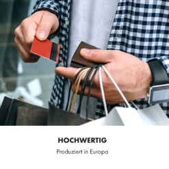 ZNAP Airtag Wallet 12 Karten Münzfach 9x1,8x6 Cm (BxHxT) RFID-Schutz -Klarstein Verkaufs 10040315 de 0006 logo