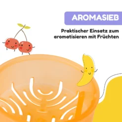 Schmatzfatz Trinkflasche Sportflasche 500 Ml 24 Cm Tritan -Klarstein Verkaufs 10040332 de 0006 usp