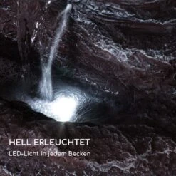 Stonehenge XL Solarbrunnen LED-Beleuchtung Polyresin Li-Ionen-Akku -Klarstein Verkaufs 10040348 de 0004 logo