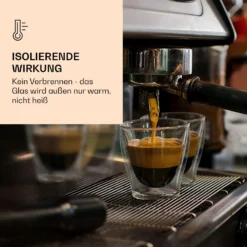 DUOS Doppelwandiges Glas 80 Ml Trinkglas Espresso Borosilikatglas -Klarstein Verkaufs 10040370 de 0002 logo