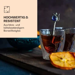 DUOS Doppelwandiges Glas 80 Ml Trinkglas Espresso Borosilikatglas -Klarstein Verkaufs 10040370 de 0003 logo