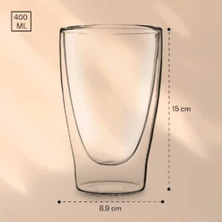 DUOS Doppelwandiges Glas 400 Ml Trinkglas Espresso Borosilikatglas 6 DUOS Doppelwandiges Glas 400 Ml Trinkglas Espresso Borosilikatglas -Klarstein Verkaufs 10040373 yy 0007 logo
