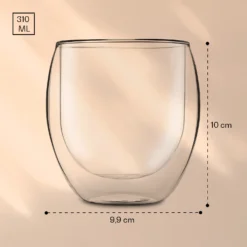 DUOS Jumbo Doppelwandiges Thermoglas 310ml Borosilikatglas Handgemacht 5 DUOS Jumbo Doppelwandiges Thermoglas 310ml Borosilikatglas Handgemacht -Klarstein Verkaufs 10040382 yy 0006 logo