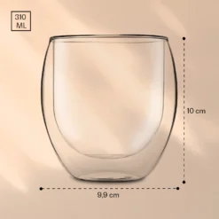 DUOS Jumbo Doppelwandiges Glas 310 Ml Thermofunktion Edelstahl-Löffel 6 DUOS Jumbo Doppelwandiges Glas 310 Ml Thermofunktion Edelstahl-Löffel -Klarstein Verkaufs 10040388 yy 0007 logo