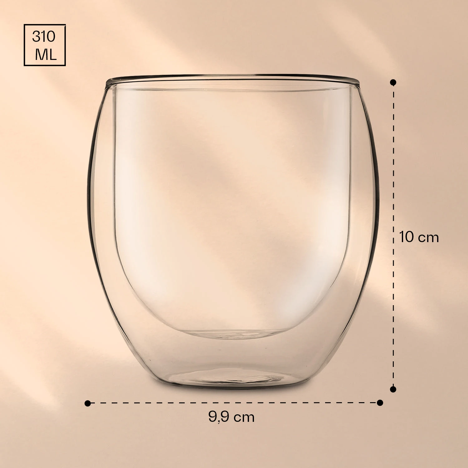 DUOS Jumbo doppelwandiges Glas 310 ml Thermofunktion Edelstahl-Löffel DUOS Jumbo Doppelwandiges Glas 310 Ml Thermofunktion Edelstahl-Löffel -Klarstein Verkaufs 10040388 yy 0007 logo