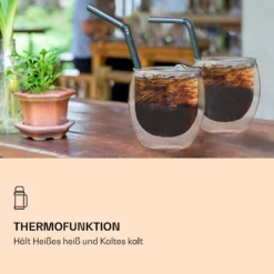 DUOS Jumbo Doppelwandiges Thermoglas 2x 310ml & 410ml Edelstahl-Löffel 3 DUOS Jumbo Doppelwandiges Thermoglas 2x 310ml & 410ml Edelstahl-Löffel -Klarstein Verkaufs 10040391 de 0004 logo