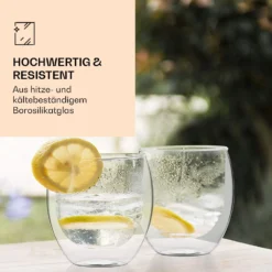 DUOS Doppelwandiges Glas 80 Ml Thermofunktion Inkl. Edelstahl-Löffel 2 DUOS Doppelwandiges Glas 80 Ml Thermofunktion Inkl. Edelstahl-Löffel -Klarstein Verkaufs 10040400 de 0003 logo