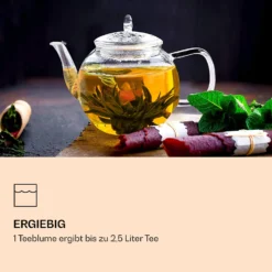 Teeblumen 6 Verschiedene Sorten Einzeln Verpackt Sehr Ergiebig -Klarstein Verkaufs 10040406 de 0002 logo