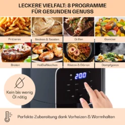 Crisp-Pro Heißluftfritteuse Air Fryer 1400W 3,5 Ltr 8 Programme Timer 2 Crisp-Pro Heißluftfritteuse Air Fryer 1400W 3,5 Ltr 8 Programme Timer -Klarstein Verkaufs 10040701 de 0003 logo