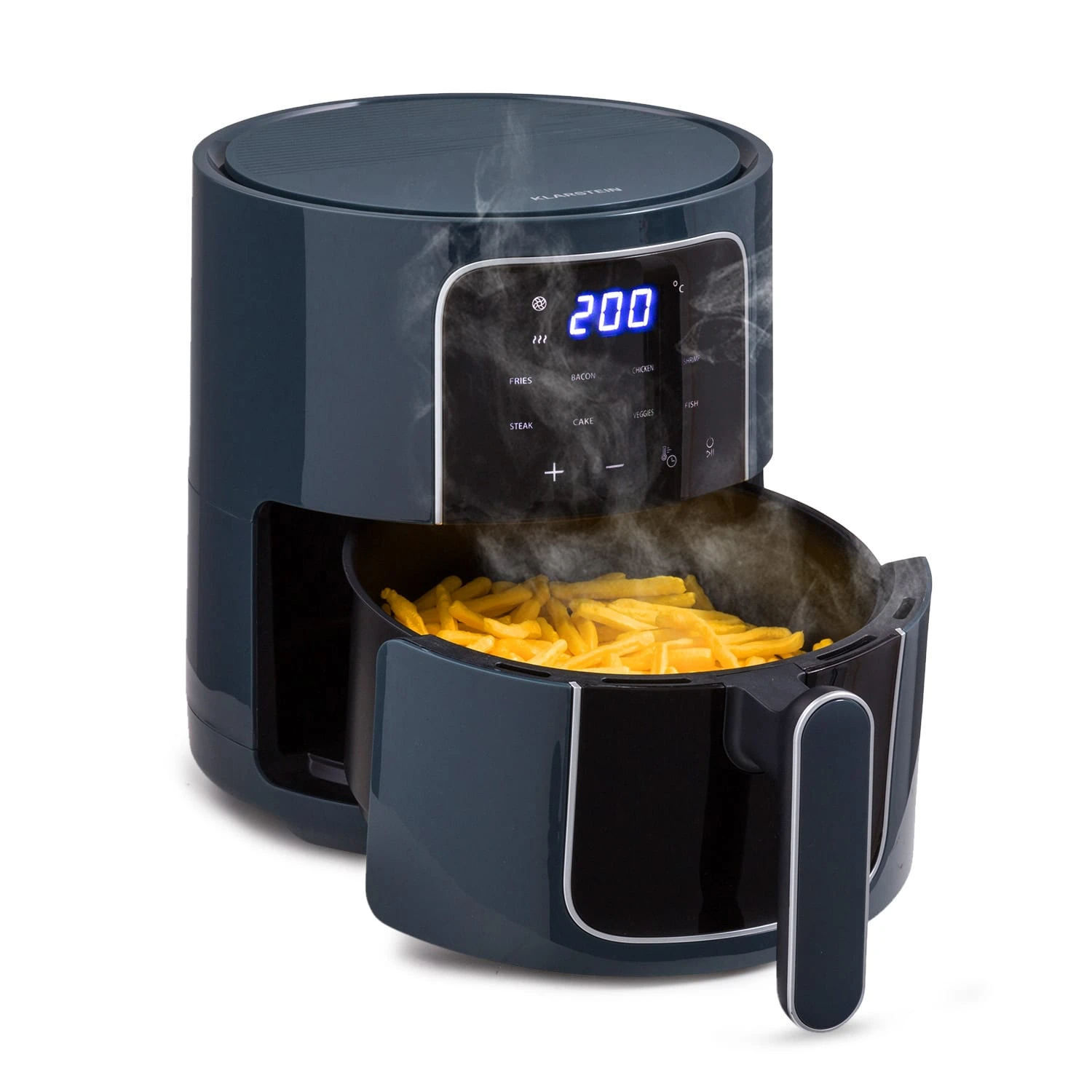 Crisp-Pro Heißluftfritteuse Air Fryer 1400W 3,5 Ltr 8 Programme Timer Crisp-Pro Heißluftfritteuse Air Fryer 1400W 3,5 Ltr 8 Programme Timer -Klarstein Verkaufs 10040701 yy 0001 titel