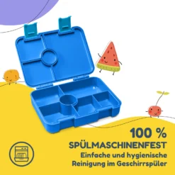 Schmatzfatz By Lite Lunchbox 6 Fächer 20,8x4,5x15 Cm BPA-frei Tritan 4 Schmatzfatz By Lite Lunchbox 6 Fächer 20,8x4,5x15 Cm BPA-frei Tritan -Klarstein Verkaufs 10040714 de 0005 logo