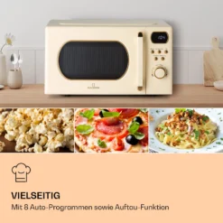 Julieta Mikrowelle Mit Grill 20l 700 / 800 W Ø25,5cm 8 Programme -Klarstein Verkaufs 10040731 de 0003 logo