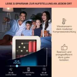 PopLife 48 Getränkekühler Kühlschrank 0-10 °C Retro-Design -Klarstein Verkaufs 10040737 de 0003 usp