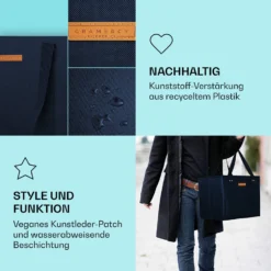 Einkaufstasche 3er Set Wiederverwendbar Waschbar Faltbar Verstärkt 2 Einkaufstasche 3er Set Wiederverwendbar Waschbar Faltbar Verstärkt -Klarstein Verkaufs 10040847 de 0003 logo