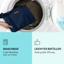 Einkaufstasche 3er Set Wiederverwendbar Waschbar Faltbar Verstärkt 3 Einkaufstasche 3er Set Wiederverwendbar Waschbar Faltbar Verstärkt -Klarstein Verkaufs 10040847 de 0004 logo