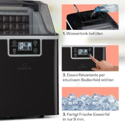 Chios Eiswürfelmaschine 20 Kg/24 H Auto-Clean 3,2-Liter Wassertank -Klarstein Verkaufs 10041144 de 0004 logo