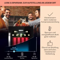 Beersafe 70 Bierzeit Edition Kühlschrank 70 Ltr 3 Böden Glas Edelstahl 2 Beersafe 70 Bierzeit Edition Kühlschrank 70 Ltr 3 Böden Glas Edelstahl -Klarstein Verkaufs 10041176 de 0003 usp