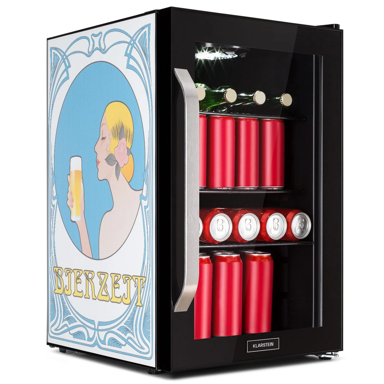 Beersafe 70 Bierzeit Edition Kühlschrank 70 Ltr 3 Böden Glas Edelstahl Beersafe 70 Bierzeit Edition Kühlschrank 70 Ltr 3 Böden Glas Edelstahl -Klarstein Verkaufs 10041176 yy 0001 titel