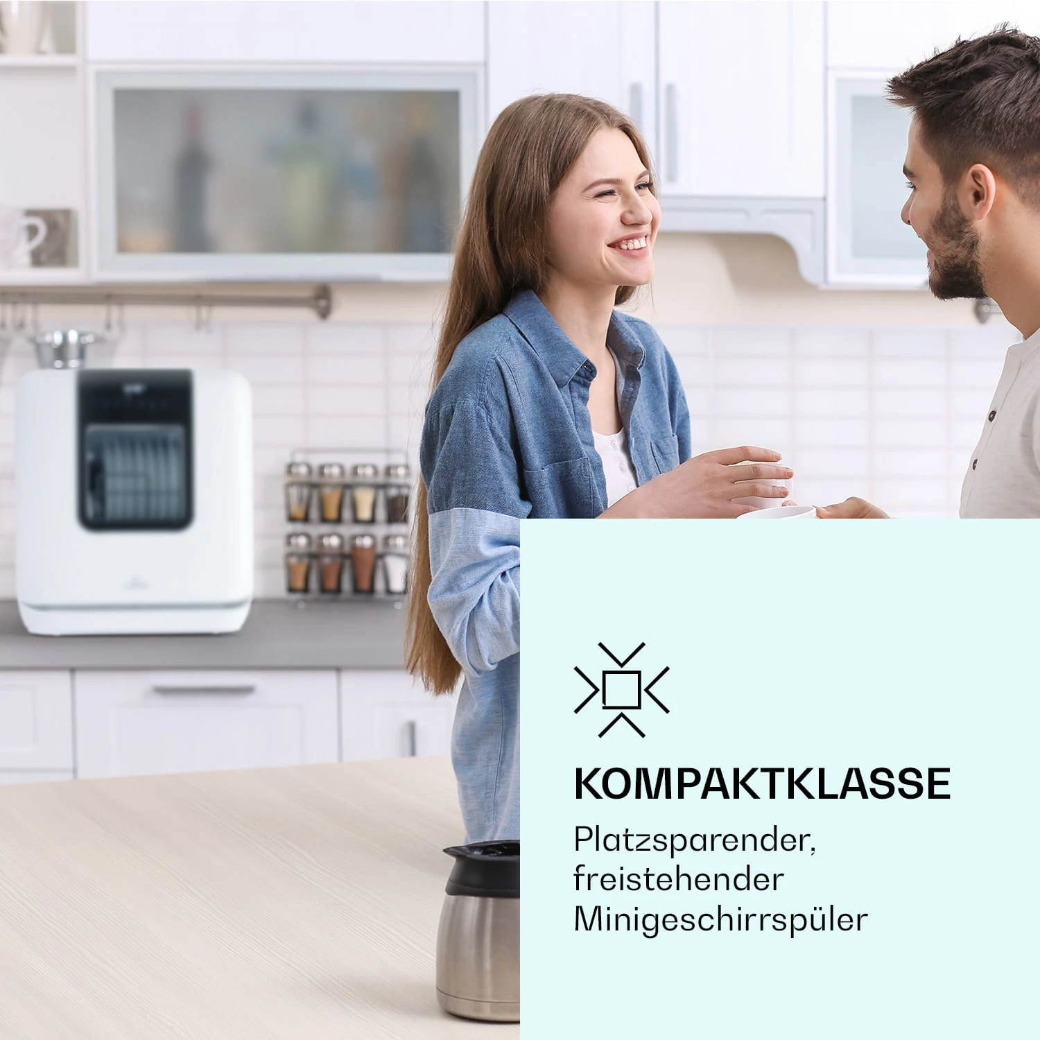 Melville 3 Geschirrspüler freistehend installationsfrei 3 Gedecke Melville 3 Geschirrspüler Freistehend Installationsfrei 3 Gedecke -Klarstein Verkaufs 10041183 de 0002 logo