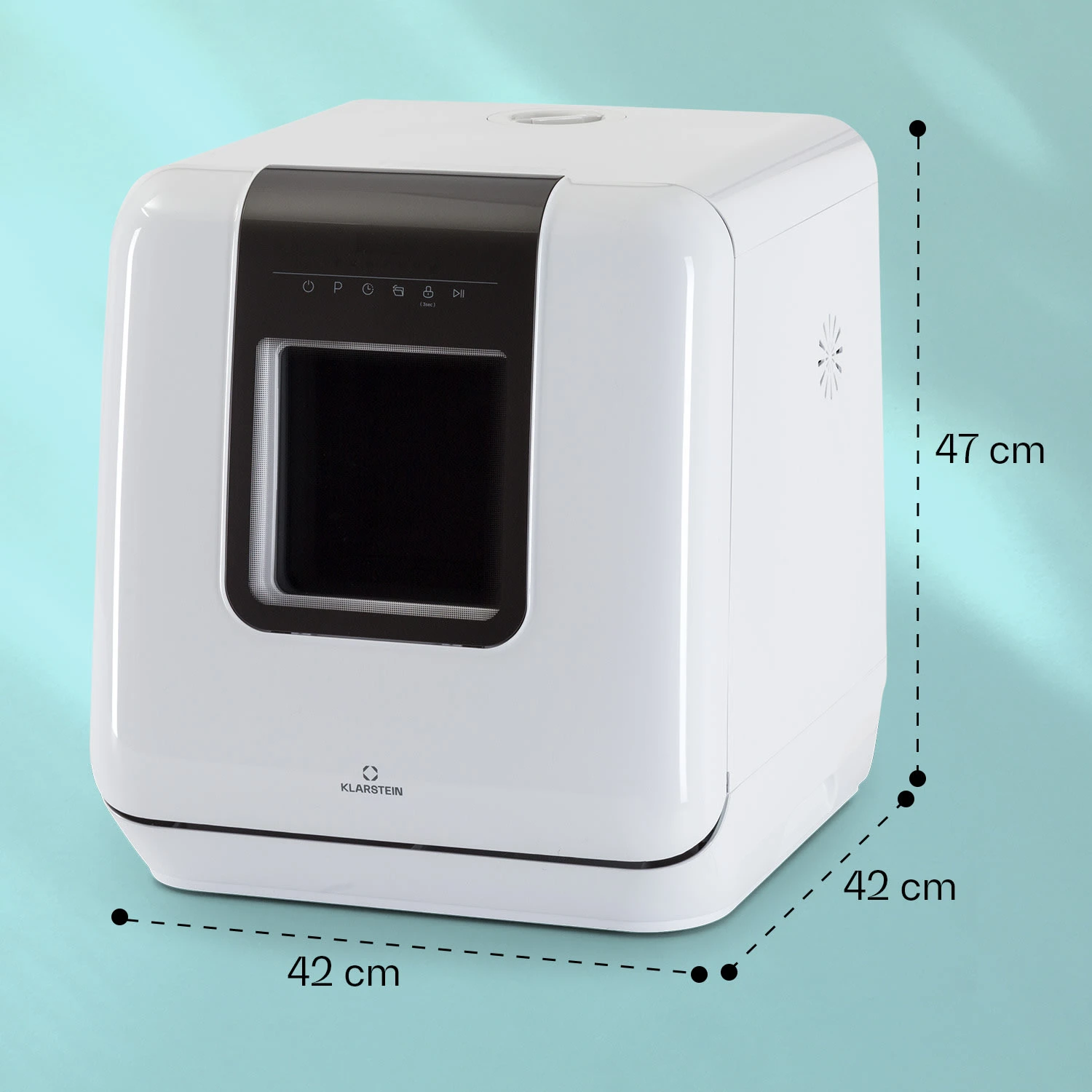 Melville 3 Geschirrspüler freistehend installationsfrei 3 Gedecke Melville 3 Geschirrspüler Freistehend Installationsfrei 3 Gedecke -Klarstein Verkaufs 10041183 yy 0007 dimensions