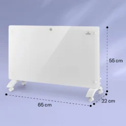 Bansin Crystal Smart Konvektions-Heizgerät 1500W 5 - 50 °C App-Steuerung -Klarstein Verkaufs 10041210 yy 0008 dimensions