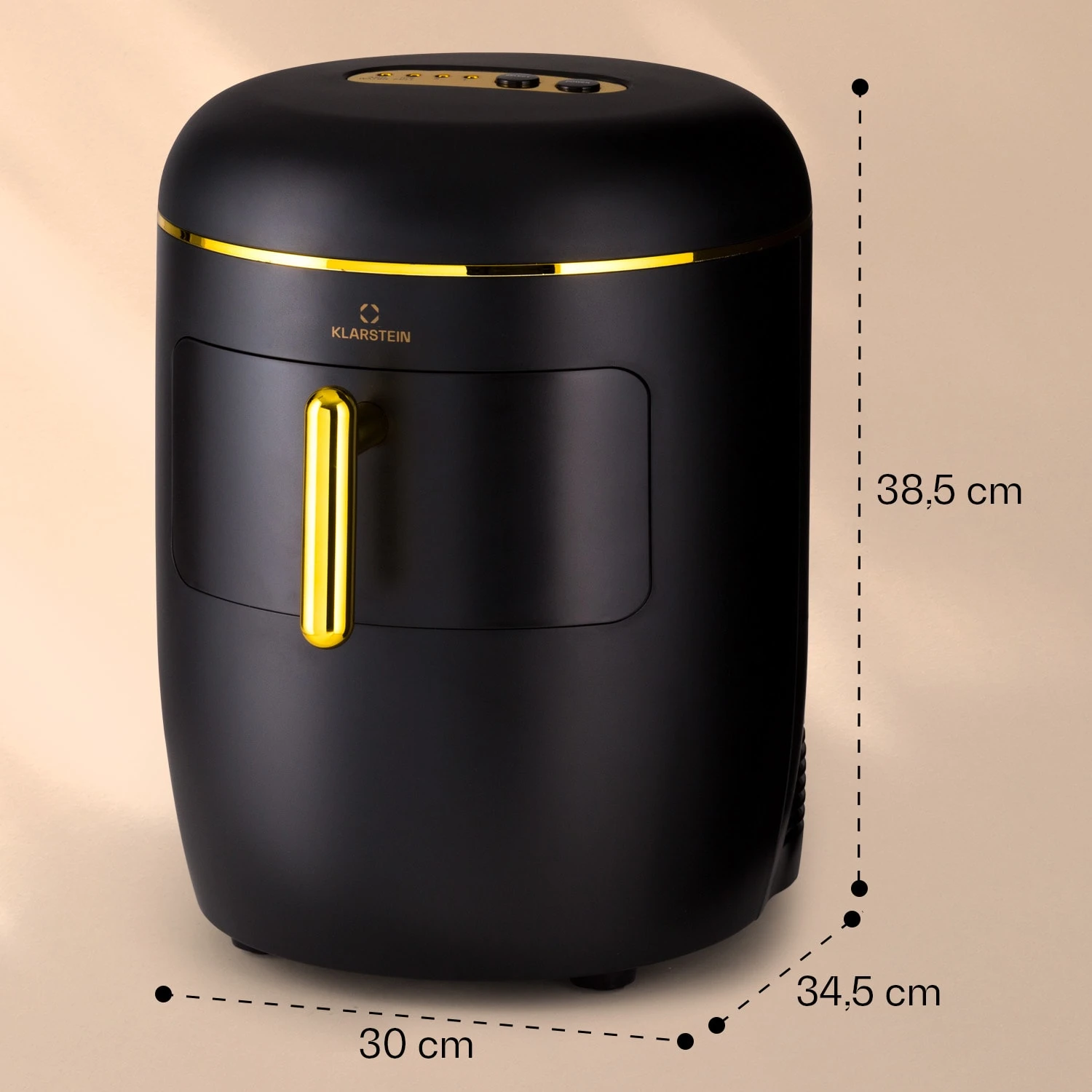 Passau Eiswürfelmaschine 2 Größen 15 kg/24 h Auto-Clean Passau Eiswürfelmaschine 2 Größen 15 Kg/24 H Auto-Clean -Klarstein Verkaufs 10041343 yy 0007 dimensions