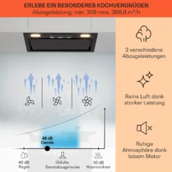 Camila Dunstabzugshaube Einbau 52 Cm 397 M³/h LED Touch Edelstahl 2 Camila Dunstabzugshaube Einbau 52 Cm 397 M³/h LED Touch Edelstahl -Klarstein Verkaufs 10041345 de 0003 usp