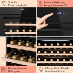 Vinsider 30 Built-In Uno Einbau-Weinkühlschrank 30 Flaschen 77 Ltr Edelstahl -Klarstein Verkaufs 10041357 de 0005 usp