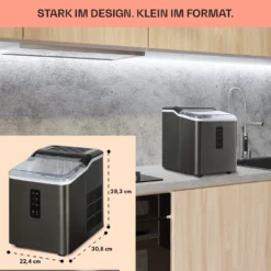 Albaron Supreme Eiswürfelmaschine Bullet 12kg/24h 1,5 Ltr Edelstahl 5 Albaron Supreme Eiswürfelmaschine Bullet 12kg/24h 1,5 Ltr Edelstahl -Klarstein Verkaufs 10041360 de 0006 logo