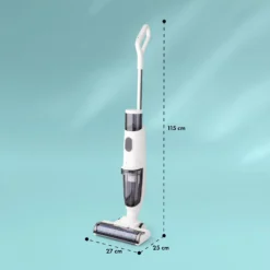 Caswell Nass-/Trockensauger Kabellos Akkubetrieben LED-Display -Klarstein Verkaufs 10041366 yy 0011 dimensions