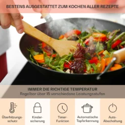 Magnichef 4 Flex Einbaukochfeld Induktion 4 Zonen / Flexzone 7000W Glaskeramik -Klarstein Verkaufs 10041381 de 0005 usp