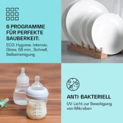 Havasia UV 6 Geschirrspüler UV-Licht Freistehend 1380W -Klarstein Verkaufs 10041823 de 0003 usp