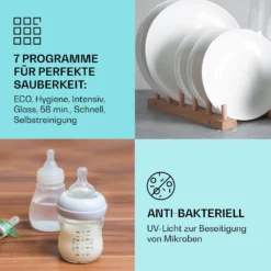 Havasia UV 8 Neo Tischgeschirrspüler UV-Licht Freistehend / Einbau 1380W -Klarstein Verkaufs 10041830 de 0003 usp