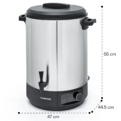 Abbey 40 Einkochautomat Getränkespender 40L 100°C 180min Edelstahl 7 Abbey 40 Einkochautomat Getränkespender 40L 100°C 180min Edelstahl -Klarstein Verkaufs 10041839 yy 0008 dimensions