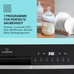 Amazonia 6 Smart Geschirrspüler App-Steuerung Freistehend 1380W 2 Amazonia 6 Smart Geschirrspüler App-Steuerung Freistehend 1380W -Klarstein Verkaufs 10041886 de 0003 usp