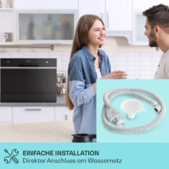 Amazonia 6 Smart Geschirrspüler App-Steuerung Freistehend 1380W 3 Amazonia 6 Smart Geschirrspüler App-Steuerung Freistehend 1380W -Klarstein Verkaufs 10041886 de 0004 usp