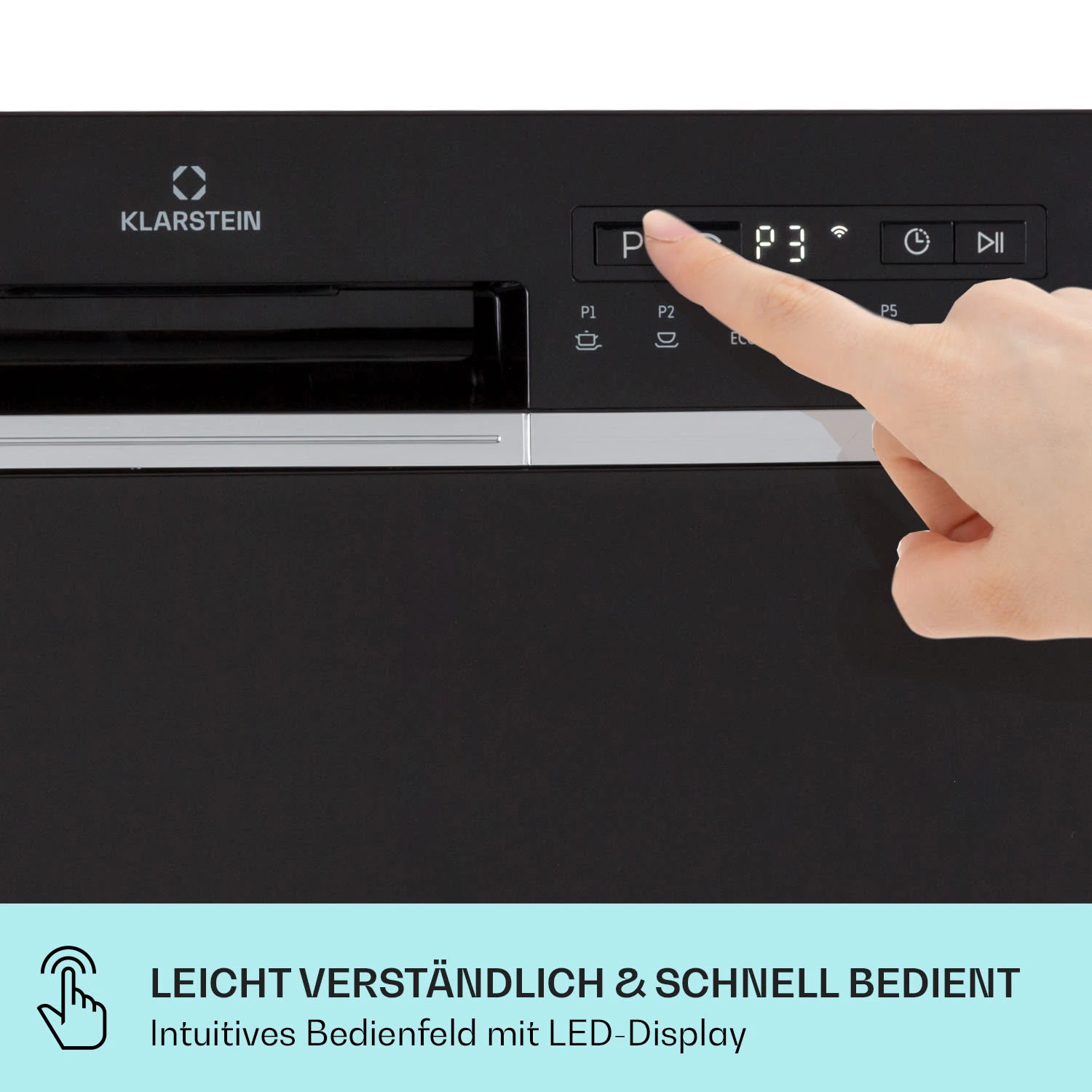 Amazonia 6 Smart Geschirrspüler App-Steuerung freistehend 1380W Amazonia 6 Smart Geschirrspüler App-Steuerung Freistehend 1380W -Klarstein Verkaufs 10041886 de 0006 usp