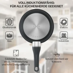 Noto Endurance Bratpfanne Ø20 Cm Geschmiedetes Aluminium Abnehmbarer Griff -Klarstein Verkaufs 10045001 de 0005 usp