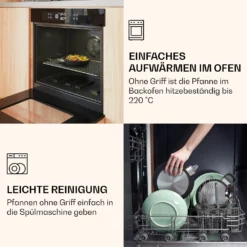 Noto Endurance Bratpfanne Ø20 Cm Geschmiedetes Aluminium Abnehmbarer Griff -Klarstein Verkaufs 10045001 de 0007 usp