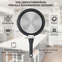 Noto Endurance Bratpfanne Ø24 Cm Geschmiedetes Aluminium Abnehmbarer Griff -Klarstein Verkaufs 10045002 de 0005 usp