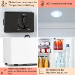 Happy Hour 38 Mini-Kühlschrank Minibar 38 Liter 26 DB 4 Happy Hour 38 Mini-Kühlschrank Minibar 38 Liter 26 DB -Klarstein Verkaufs 10045047 de 0005 usp