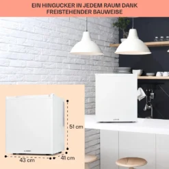 Happy Hour 38 Mini-Kühlschrank Minibar 38 Liter 26 DB 5 Happy Hour 38 Mini-Kühlschrank Minibar 38 Liter 26 DB -Klarstein Verkaufs 10045047 de 0006 usp