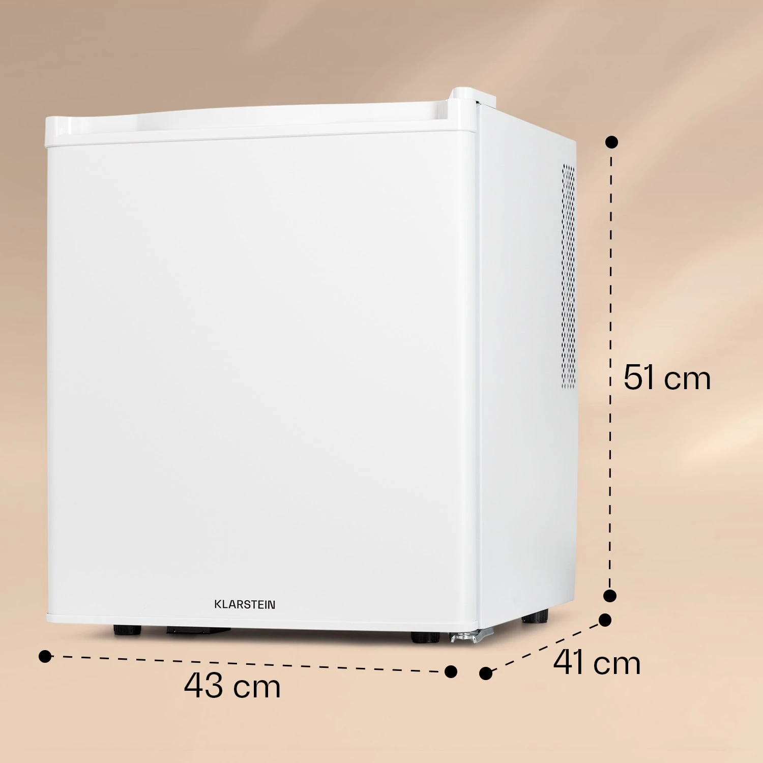 Happy Hour 38 Mini-Kühlschrank Minibar 38 Liter 26 dB Happy Hour 38 Mini-Kühlschrank Minibar 38 Liter 26 DB -Klarstein Verkaufs 10045047 yy 0007 dimensions